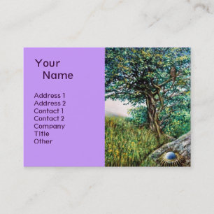 AURORA / MAGIC TREE, green, blue Business Card