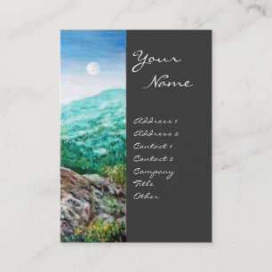 AURORA / MAGIC TREE, green, blue,grey Business Card