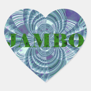 Aurora Matata Art Print Heart Sticker