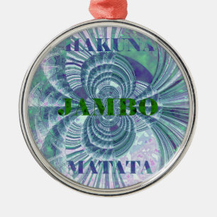 Aurora Matata Art Print Metal Tree Decoration