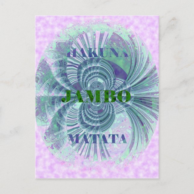 Aurora Matata Art Print Postcard (Front)