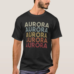 Aurora Missouri Aurora MO Retro Vintage Text T-Shirt