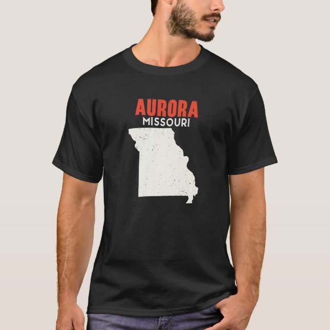 Aurora Missouri USA State America Travel Missouria T-Shirt (Front)