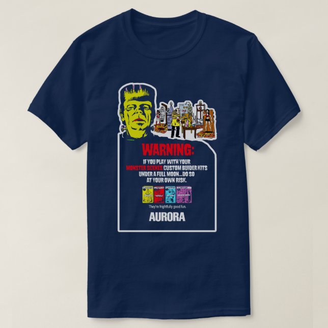 Aurora Monster Models T-Shirt (Design Front)