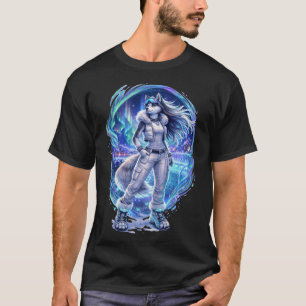 aurora night - husky T-Shirt