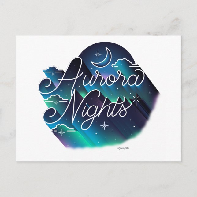 Aurora Nights / Postcard (Front)