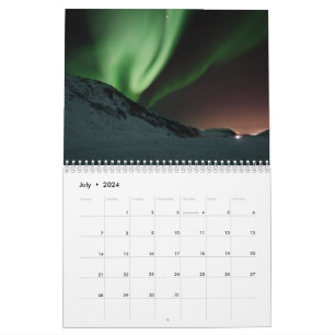 Aurora Northern Lights Scandinavian Polar Sky Calendar