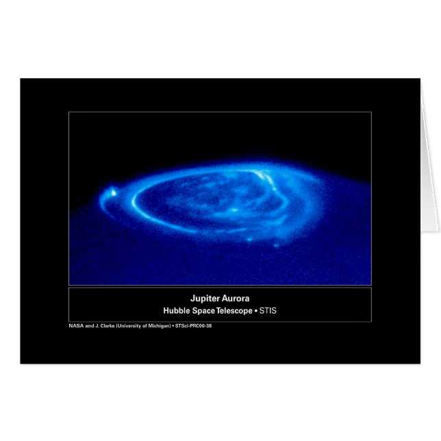 Aurora on Jupiter Hubble Telescope (Front Horizontal)