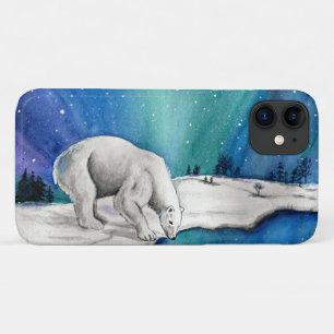 Aurora Polar Bear Case-Mate iPhone Case