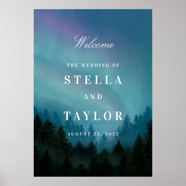 Aurora Poster Sign (Front)