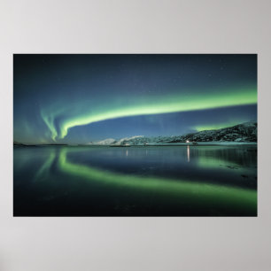 Aurora Reflection Poster