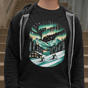Aurora Ski Adventure Unisex T-Shirt