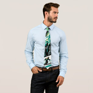 Aurora Ski Adventure Unisex Tie