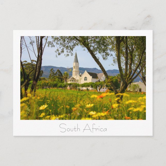 Aurora South Africa Nature Architecture Postcard (Front)