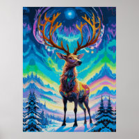 Aurora Stag: Magic in the Night