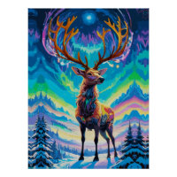 Aurora Stag: Magic in the Night