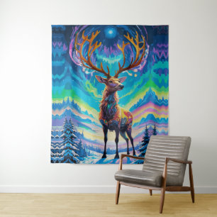 Aurora Stag: Magic in the Night Tapestry