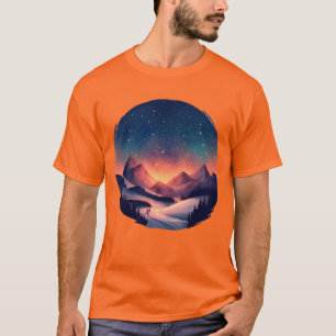 Aurora Summit Nightscape T-Shirt