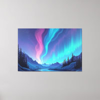 Aurora Tide – Premium 60"x40" Fluid Art Canvas