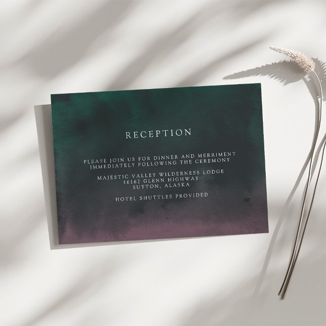 Aurora | Wedding Reception Enclosure Card (Creator Uploaded)