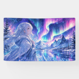 Aurora Winter Princess Fantasy Banner