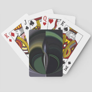 Aurora's Embrace: Cosmic Kaleidoscope Playing Cards