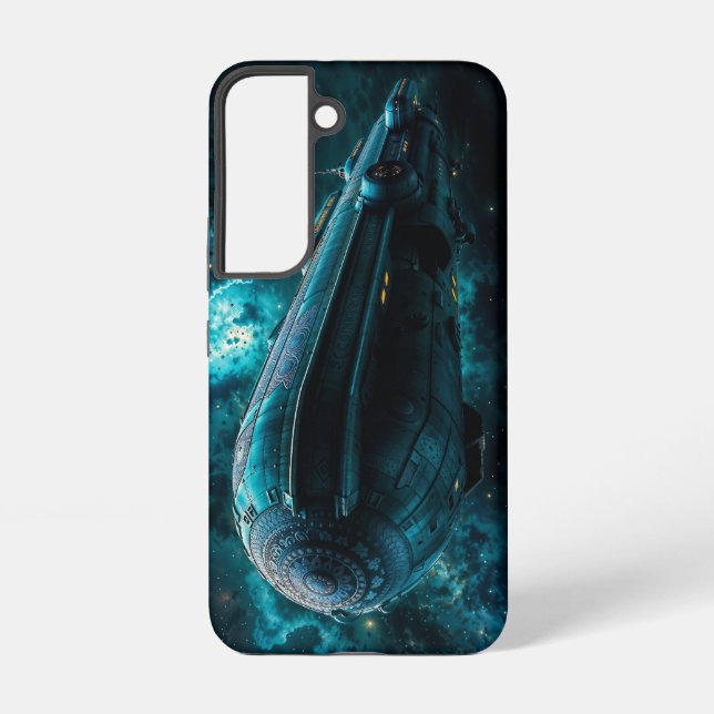 Aurora's Hope, Cosmic Journey by Xzendor7 Samsung Galaxy S22 Case (Back)