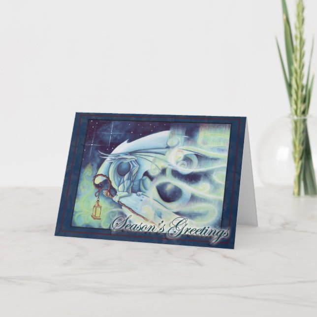 Aurora's Light Yule Christmas Card (Front)