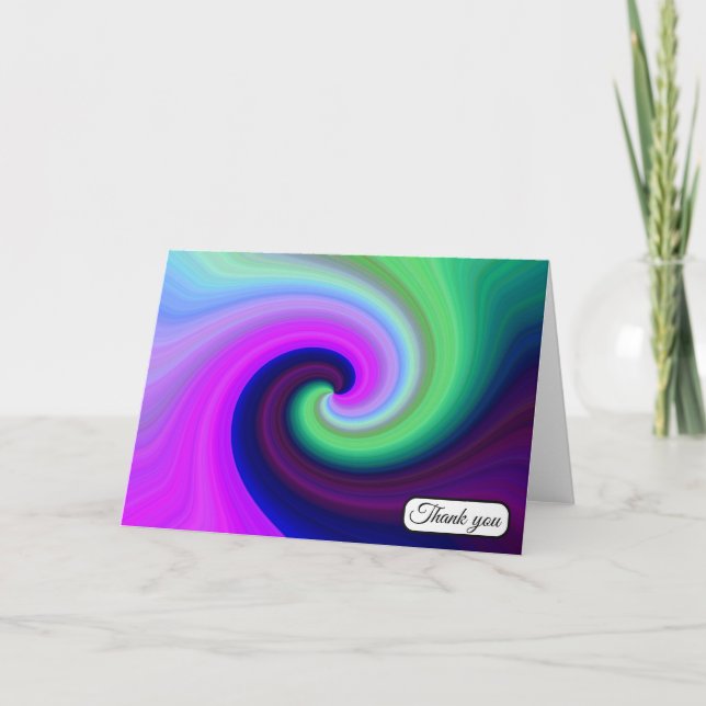 Aurora's Surf Thank You Card (Front)