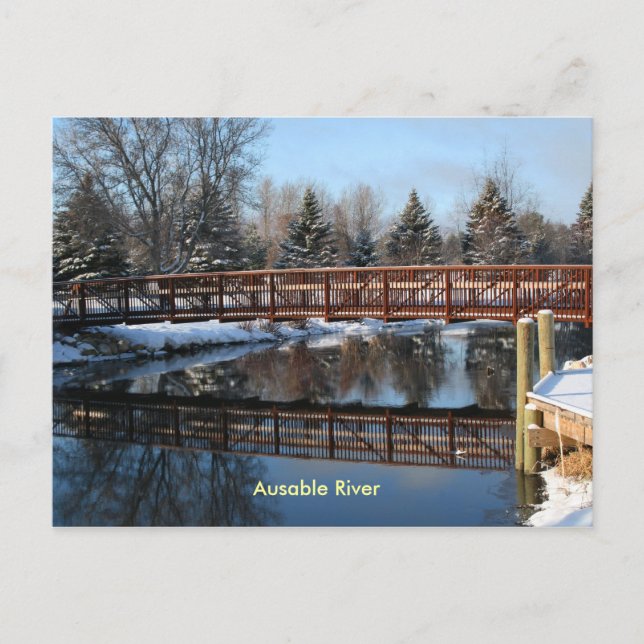 Ausable River Postcard (Front)