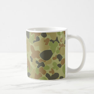 Auscam camouflage coffee mug