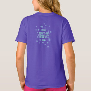 Ausome Winter – One of a Kind Snowflake Giraffe T-Shirt