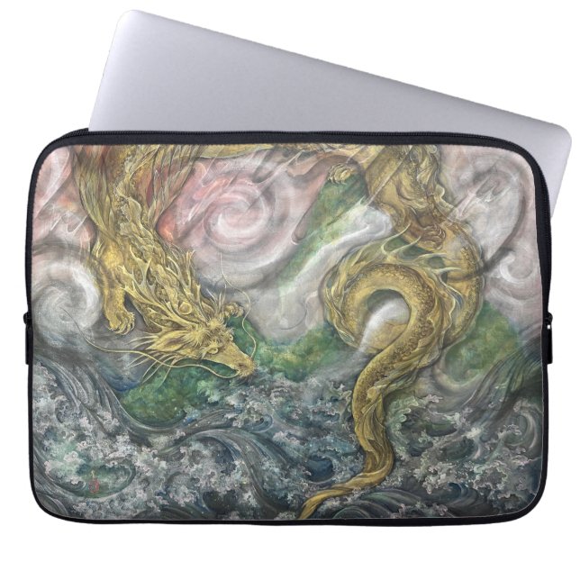 Auspicious Dragon (Zui-ryu) Laptop Sleeve (Front)