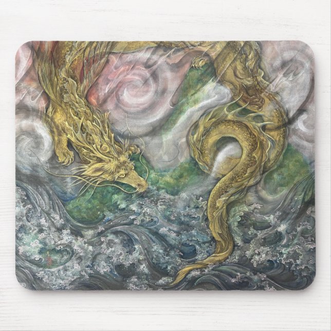 Auspicious Dragon (Zui-ryu) Mouse Pad (Front)