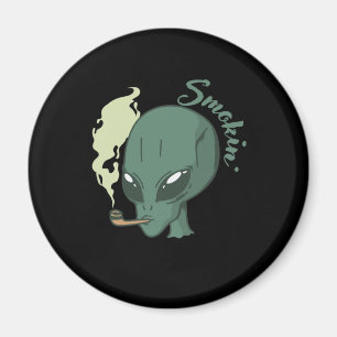 Außerirdischen Alien Smokin Magnet
