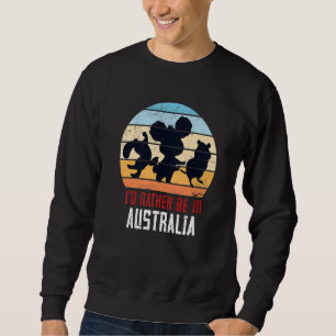 Aussie Animals Platypus Koala Bear Quokka Australi Sweatshirt