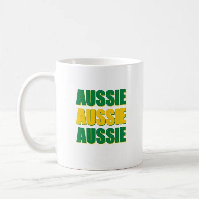 Aussie Aussie Aussie Coffee Mug (Left)