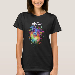 Aussie Australian Shepherd Australian Shepard Humo T-Shirt