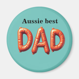 Aussie Best Dad  Magnet