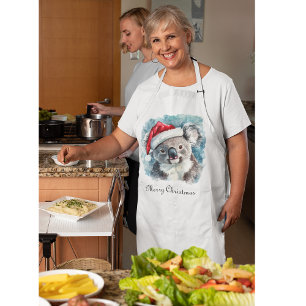Aussie Christmas Cheer, Koala Bear custom Apron