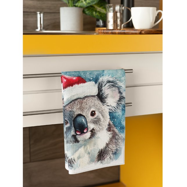 Aussie Christmas Cheer, Koala Bear custom Tea Towel (Creator Uploaded)