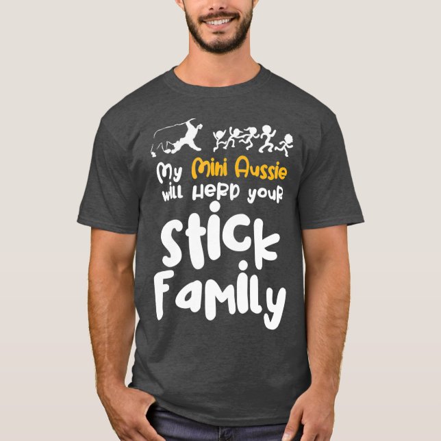 Aussie Dad Toy Australian Shepherd Gifts Mini T-Shirt (Front)