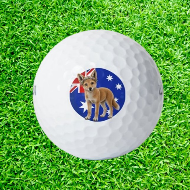 Aussie Dingo Golf Balls (Tee off with Aussie Dingo fun!)