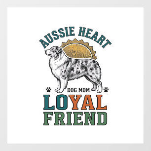 Aussie Dog Lover Vintage Engraved Shepherd Art_1