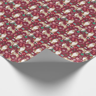 Aussie Dog red merle christmas Wrapping Paper