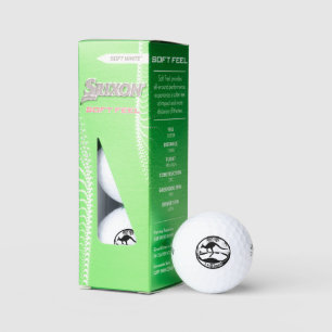 Aussie Explorer in grunge  Golf Balls