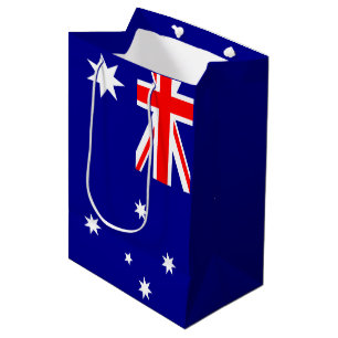 Aussie flag medium gift bag