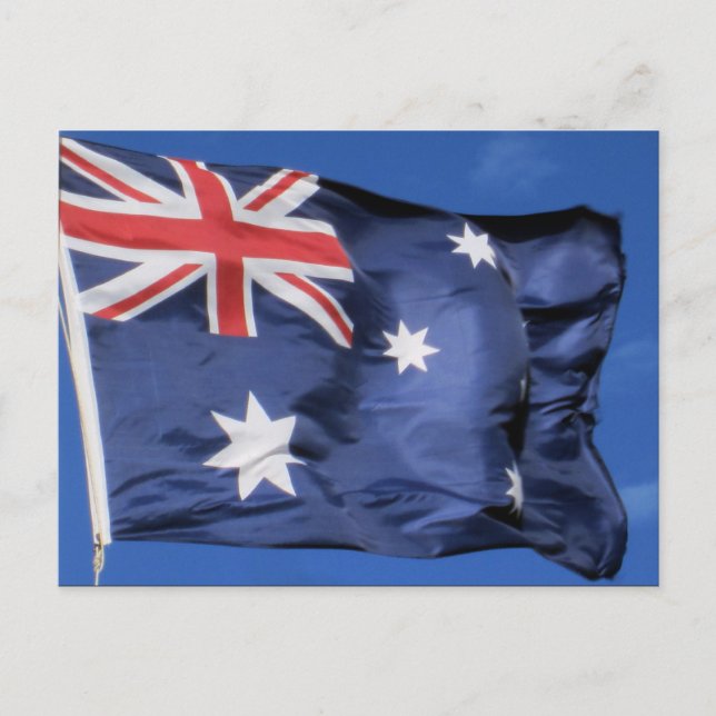 aussie flag postcard (Front)