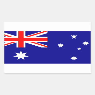 Aussie flag Stickers