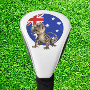 Aussie goannas golf head cover